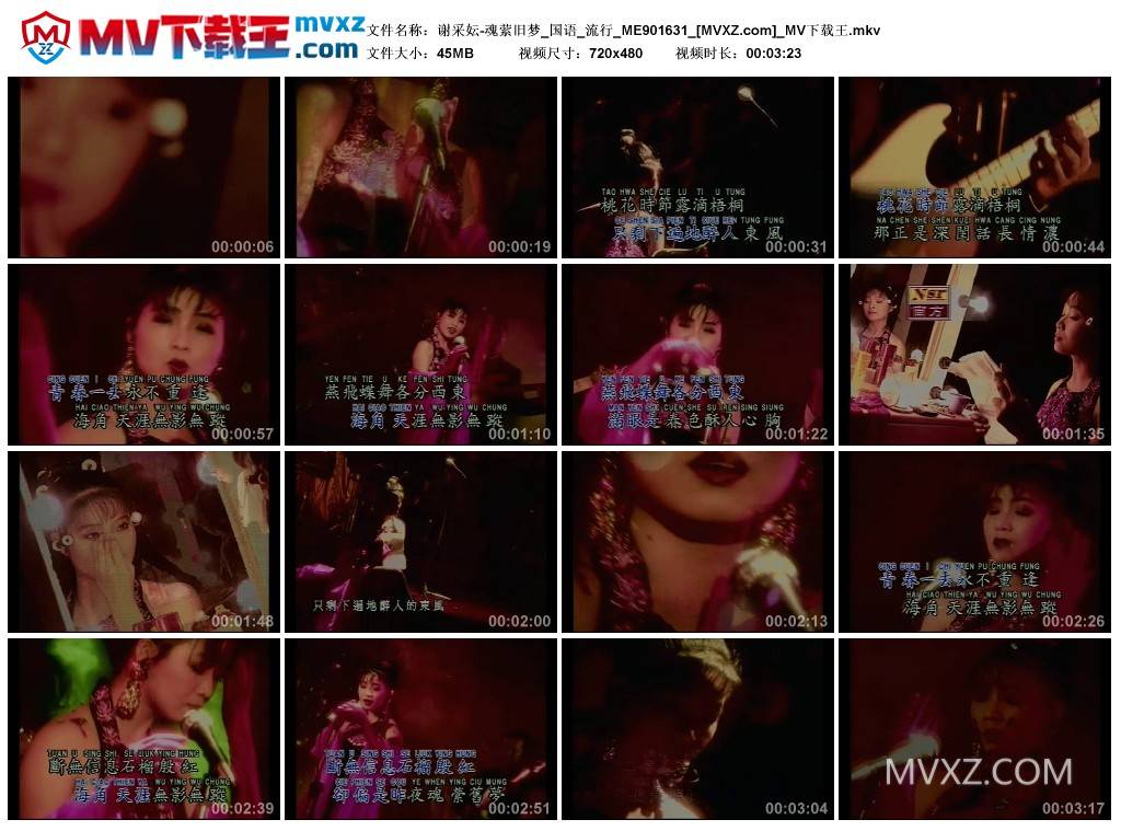 谢采妘-魂萦旧梦_国语_流行_ME901631